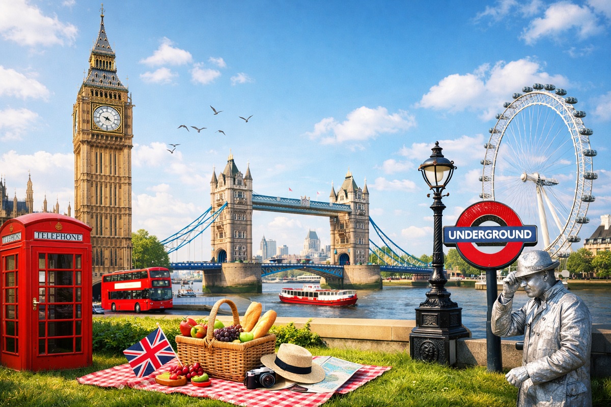 מפת האטרקציות החינמיות בלונדון