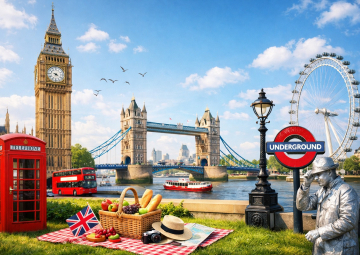 מפת האטרקציות החינמיות בלונדון